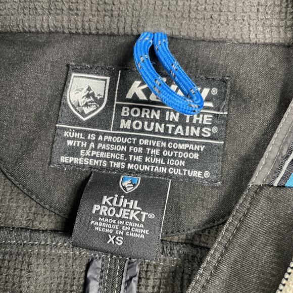 Kuhl Jacket Womens Extra Small Kondor Softshell Detachable Hood Wind Water Black - Picture 4 of 15